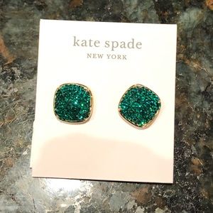 KATE SPADE emerald earrings